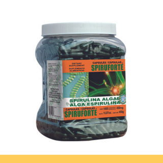 CAPS.D. SPIRUFORTE® SPIRULINA FCO.1000pz Clave:2098