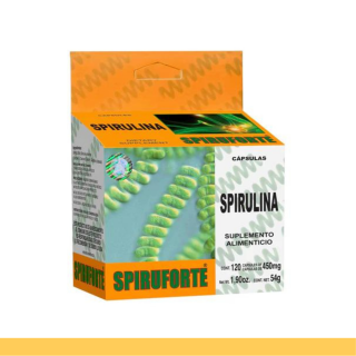 CAPS.D. SPIRUFORTE® SPIRULINA CJA.120pz Clave:2184