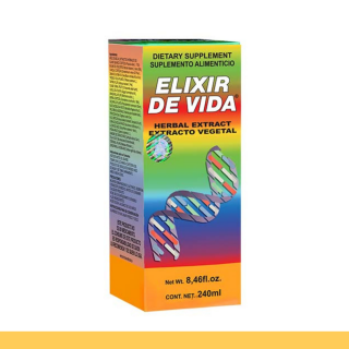 EXTCTO.V. ELIXIR DE VIDA® EXTRACTOS VEGETALES CJA.FCO.240ml Clave:3837