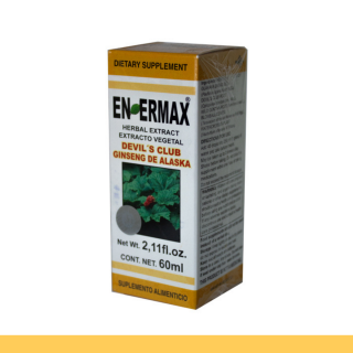EXTCTO.V. ENERMAX® GINSENG DE ALASKA CJA.FCO.60ml Clave:3906
