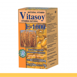 CAPS.B. VITASOY® VITAMINA E1000 CJA.FCO.60pz Clave:2239