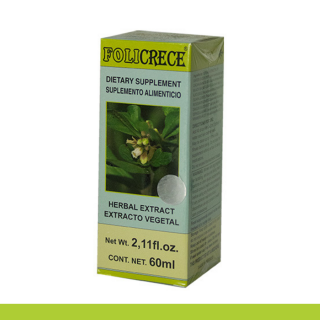 EXTCTO.V. FOLICRECE® CACAHUANANCHE COMPUESTO CJA.FCO.60ml Clave:3712