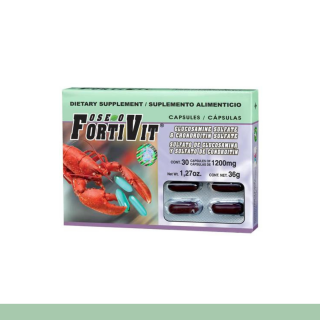 CAPS.B. OSEOFORTIVIT® GLUCOSAMINA Y CONDROITINA CJA.BL.30pz Clave:1949