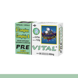 CAPS.D. PREVITAL® COMPLEJO B CJA.30pz Clave:2030