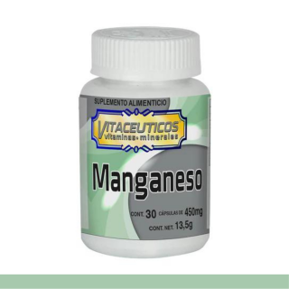 CAPS.D. VITACEUTICOS® MANGANESO FCO.30pz Clave:2518