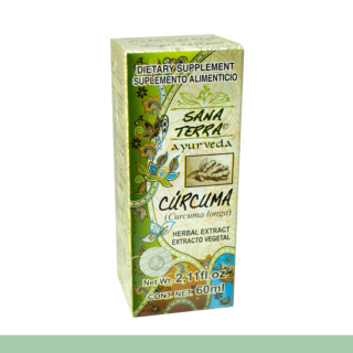 EXTCTO.V. SANA TERRA® CURCUMA CJA.FCO.60ml Clave:3732