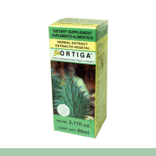 EXTCTO.V. BIOORTIGA® ORTIGA DELGADA CJA.FCO.60ml Clave:3964