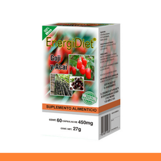 CAPS.D. ENERGIDIET® GOJI Y ACAI CJA.FCO.60pz Clave:1963