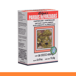 CAPS.D. PARDAS REFORZADAS® ALGAS PARDAS CJA.30pz Clave:2072