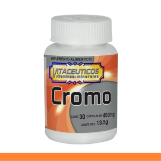 CAPS.D. VITACEUTICOS® CROMO FCO.30pz Clave:2489