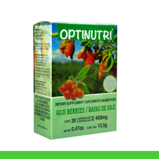 CAPS.D. OPTINUTRI® BAYAS DE GOJI CJA.30pz Clave:1995