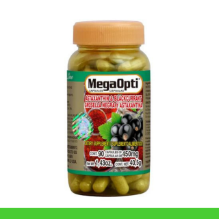 CAPS.D. MEGAOPTI® GROSELLA NEGRA Y ASTAXANTINA FCO.90pz Clave:2225
