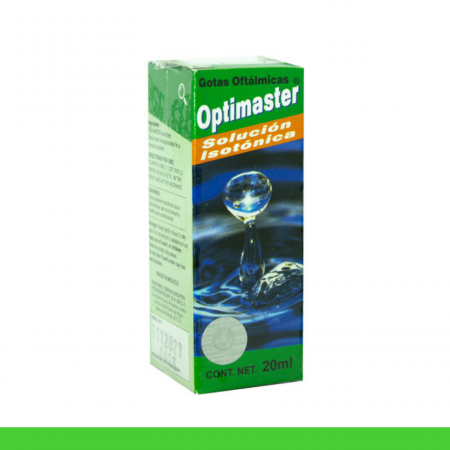 GOTAS OFT. OPTIMASTER® AGUA SALINA CJA.FCO.20ml Clave:3968