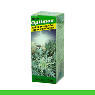 GOTAS OFT. OPTIMAX® CINERARIA MARITIMA CJA.FCO.10ml Clave:3969