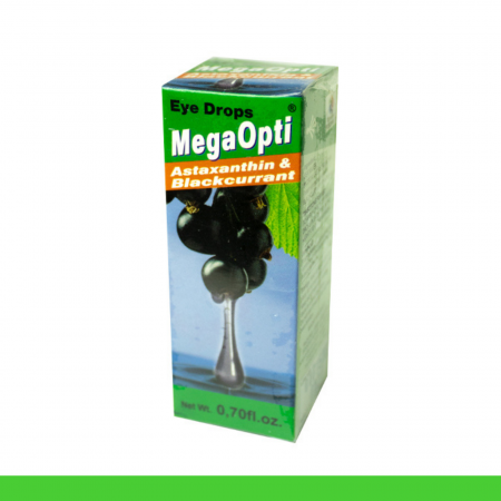 GOTAS OFT. MEGAOPTI® GROSELLA NEGRA Y ASTAXANTINA CJA.FCO.20ml Clave:3978