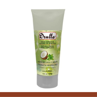 CREMA R. DRULLA® ACEITE DE COCO CON MENTA TUBO 120g Clave:3158