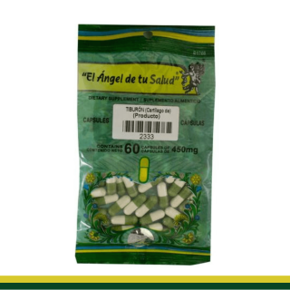 CAPS.D. TIBURON (CARTILAGO DE) BSA.60pz Clave:2333