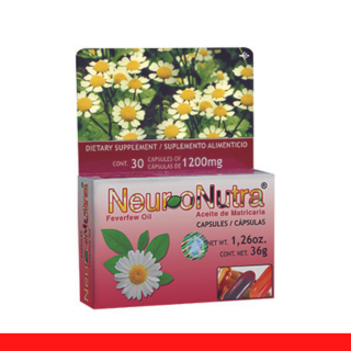CAPS.B. NEURONUTRA® ACEITE DE MATRICARIA CJA.30pz Clave:2114