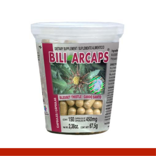 CAPS.D. BILIARCAPS® CARDO SANTO VASO 150pz Clave:2203
