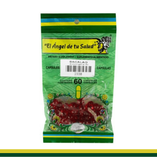 CAPS.B. BACALAO Aceite (Niños) BSA.60pz Clave:2338