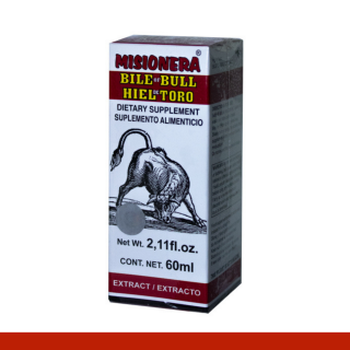 EXTCTO.V. MISIONERA® HIEL DE TORO CJA.FCO.60ml Clave:3815