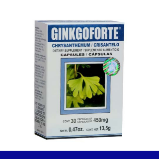 CAPS.D. GINKGOFORTE® CRISANTELO CJA.30pz Clave:2004