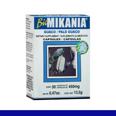 CAPS.D. BIOMIKANIA® PALO GUACO CJA.30pz Clave:2048