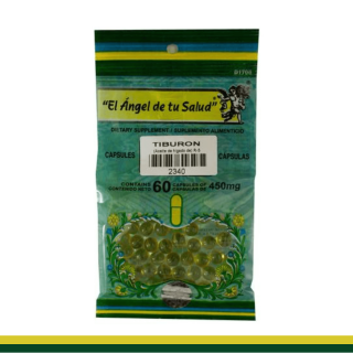 CAPS.B. TIBURON (ACEITE DE HIGADO DE) BSA.60pz Clave:2340