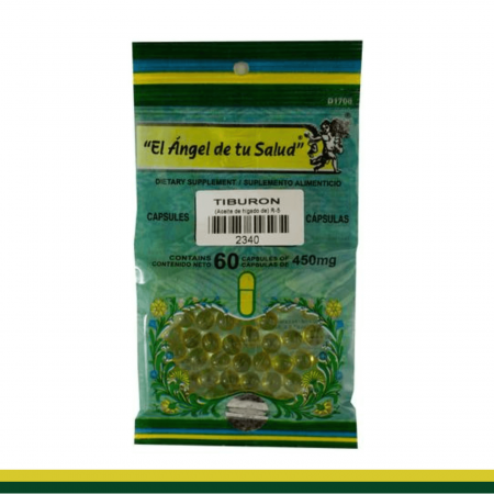 CAPS.B. TIBURON (ACEITE DE HIGADO DE) BSA.60pz Clave:2340