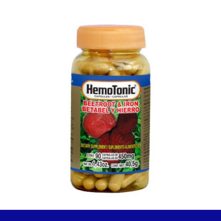 CAPS.D. HEMOTONIC® BETABEL Y HIERRO FCO.90pz Clave:2062