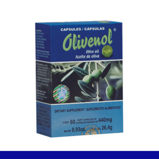 CAPS.B. OLIVENOL® ACEITE DE OLIVA CJA.60pz Clave:2122