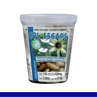CAPS.D. COLESCAPS® LINAZA Y ESTRELLITA VASO 150pz Clave:2210