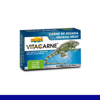 CAPS.D. VITACARNE® CARNE DE IGUANA CJA.60pz Clave:2227