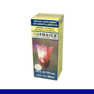 EXTCTO.V. BIOJAMAICA® FLOR DE JAMAICA CJA.FCO.60ml Clave:3957