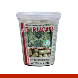 CAPS.D. AGRUCAPS® HINOJO VASO 150pz Clave:1960