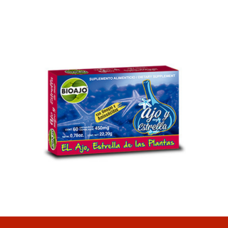 CAPS.D. BIOAJO® AJO NEGRO Y ESTRELLA DE MAR CJA.60pz Clave:1988