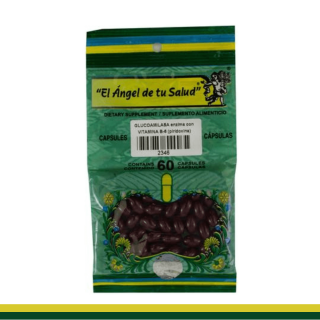 CAPS.B. GLUCOAMILASA enzima con MULTIVITAMINICO  BSA.60pz Clave:2346