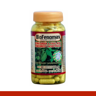CAPS.D. BIOFENOMAX® FENOGRECO Y ACIDO FOLICO FCO.90pz Clave:2042
