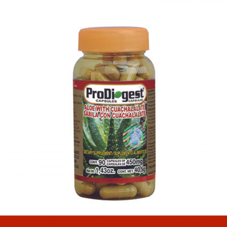 CAPS.D. PRODIGEST® SABILA Y CUACHALALATE FCO.90pz Clave:2053