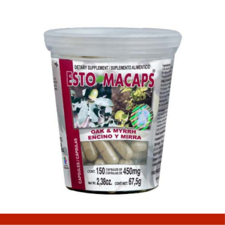 CAPS.D. ESTOMACAPS® ENCINO Y MIRRA VASO 150pz Clave:2213