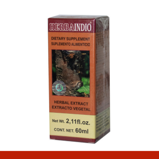 EXTCTO.V. HERBAINDIO® CUACHALALATE COMPUESTO CJA.FCO.60ml Clave:3725