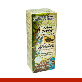 EXTCTO.V. SANA TERRA® CARDAMOMO CJA.FCO.60ml Clave:3731