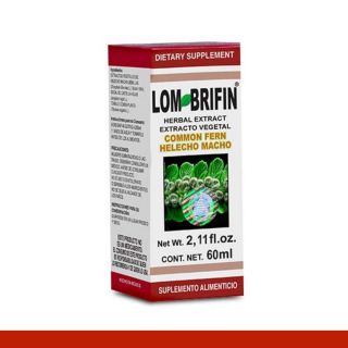 EXTCTO.V. LOMBRIFIN® HELECHO MACHO CJA.FCO.60ml Clave:3942