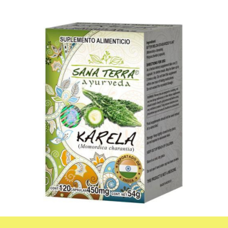 CAPS.D. SANA TERRA® KARELA CJA.FCO.120pz Clave:2023