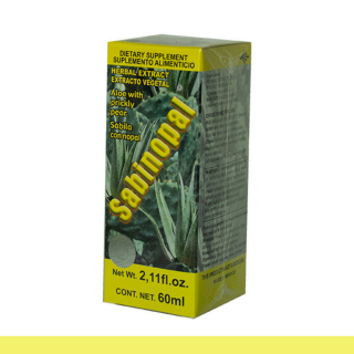 EXTCTO.V. SABINOPAL® SABILA CON NOPAL CJA.FCO.60ml Clave:3703