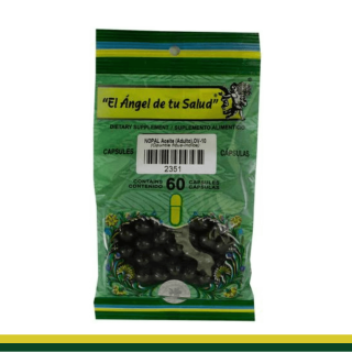 CAPS.B. NOPAL Aceite (Adulto) BSA.60pz Clave:2351