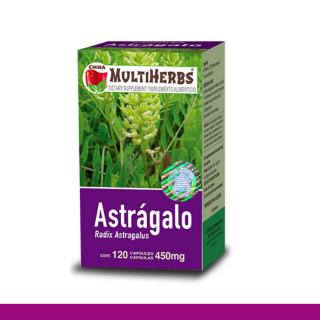 CAPS.D. MULTIHERBS® ASTRAGALO CJA.FCO.120pz Clave:1987