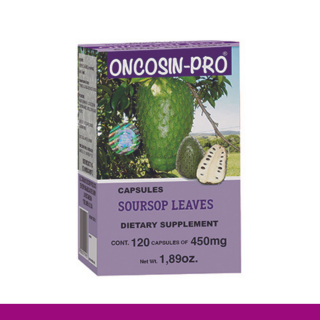 CAPS.D. ONCOSIN-PRO® GUANABANA FRUTO CJA.FCO.120pz Clave:1996
