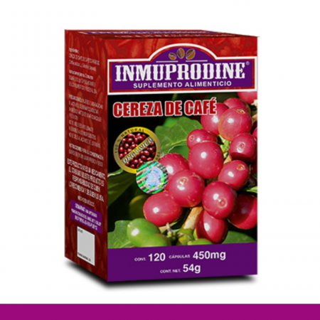 CAPS.D. INMUNOPRODINE® CEREZA DE CAFÉ FCO.120pz Clave:2145