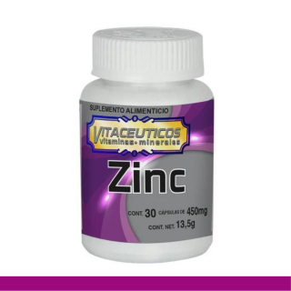 CAPS.D. VITACEUTICOS® ZINC FCO.30pz Clave:2495